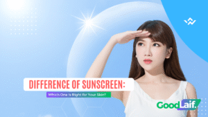 Difference of Sunscreen