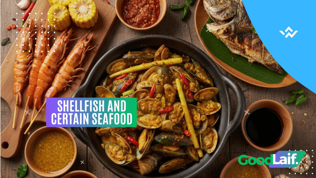 Shellfish and Certain Seafood Toxic Foods