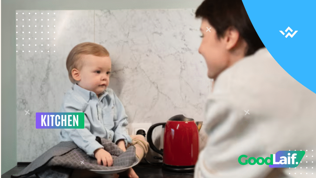 Babyproofing of kitchen