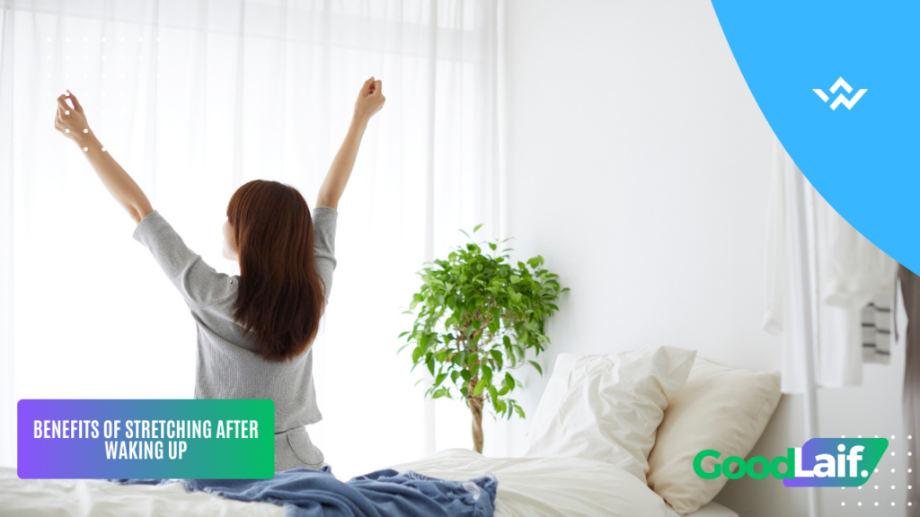 Stretching After Waking Up