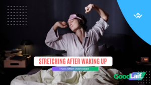 Stretching After Waking Up