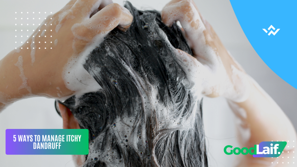 Washing hair with anti-dandruff shampoo to relieve itching and address why is dandruff itchy