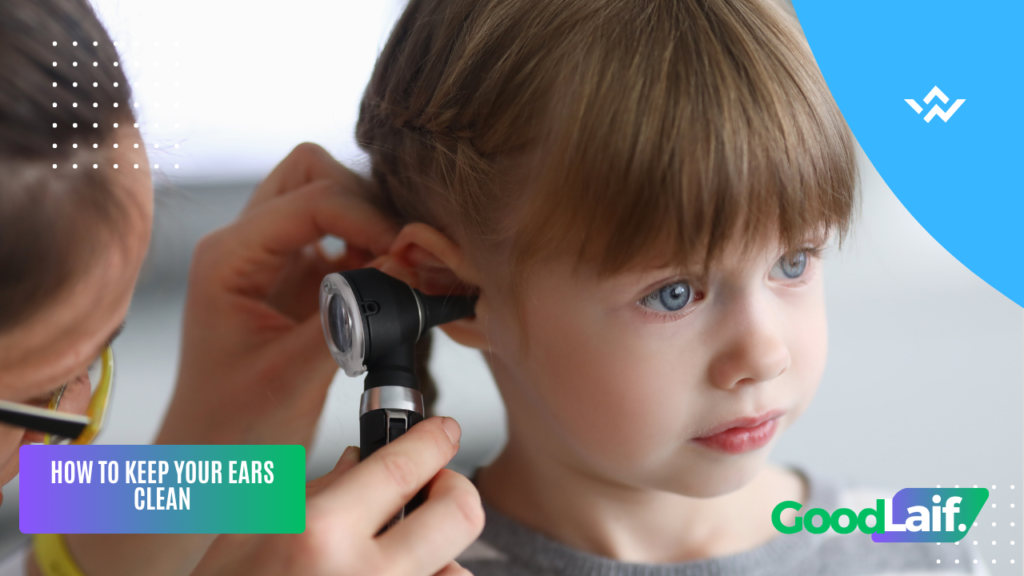 Ear irrigation procedure with liquid being dropped into the ear using a pipette