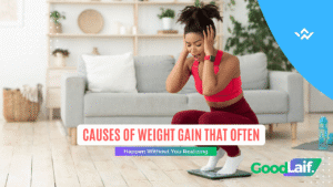 Illustration of Causes of Weight Gain that often happen without being noticed